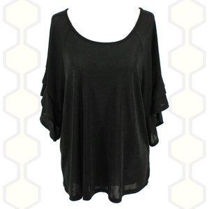 ⬇️$19 Umgee Top Blouse Black Flowy Top S